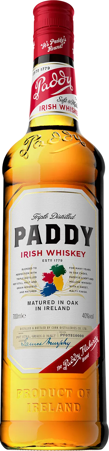 Paddy Blended Irish Whiskey 0.7L